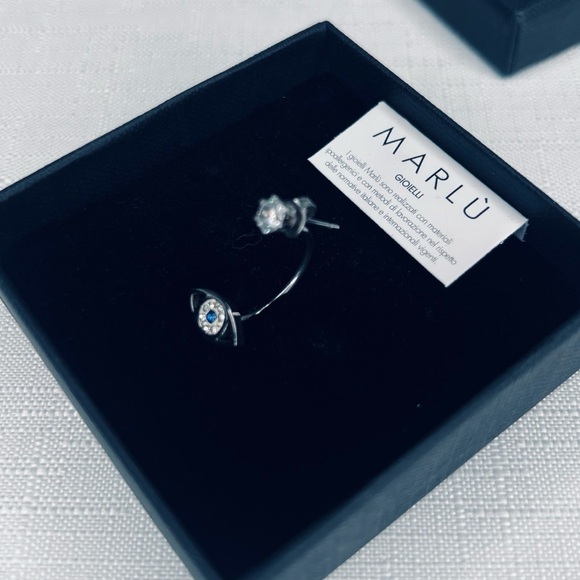 Marlù single evil-eye earring - Picture 4 of 6